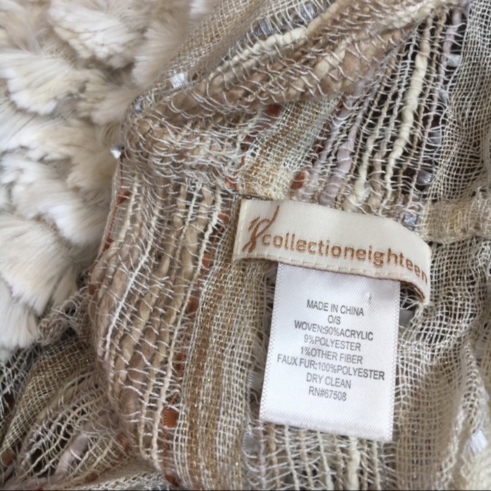 Multi Textured Infinity Scarf - Picture 3 of 3